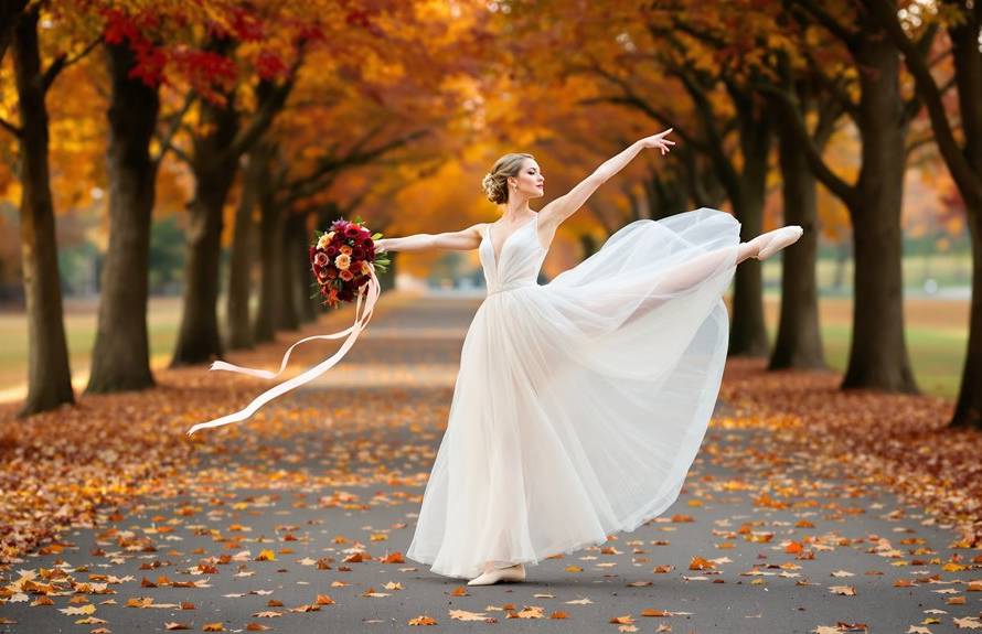 autumn themed ballet wedding tips