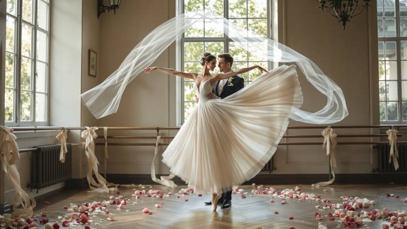 ballet inspired wedding details