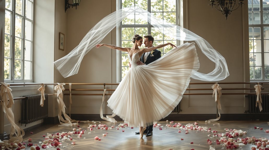 ballet inspired wedding details