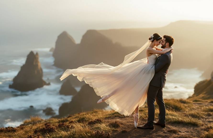 ballet themed intimate weddings