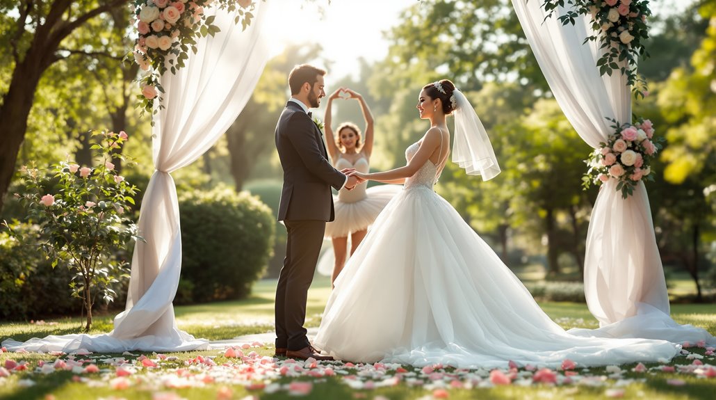 ballet themed wedding ceremony elements