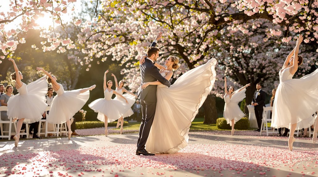 ballet themed wedding entertainment ideas