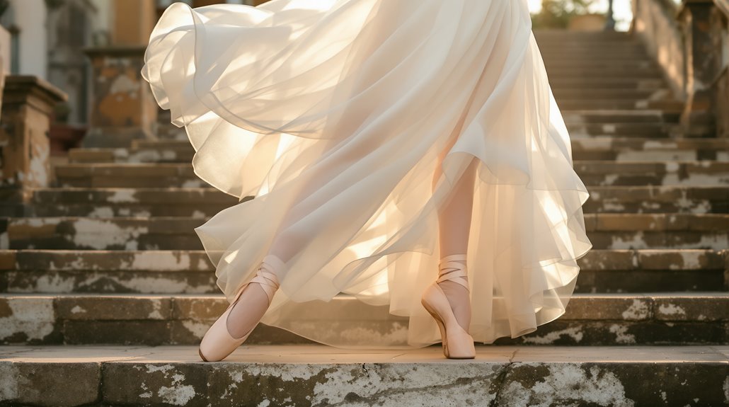 comfortable ballet elopement attire