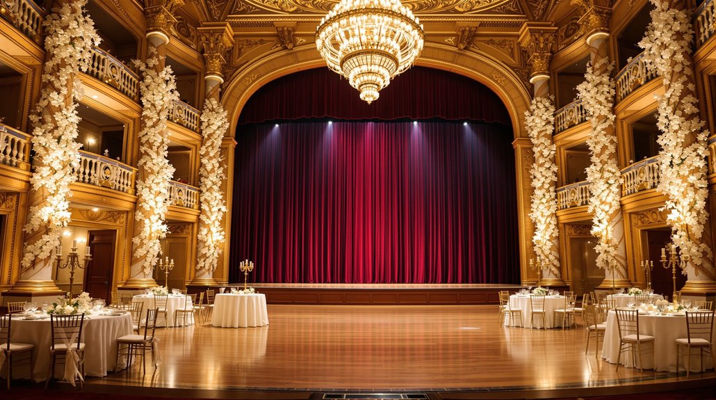 elegant ballet wedding decor