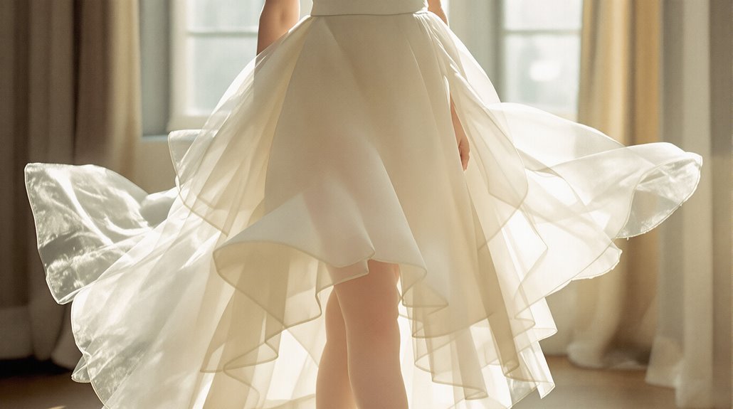 elegant comfortable wedding attire