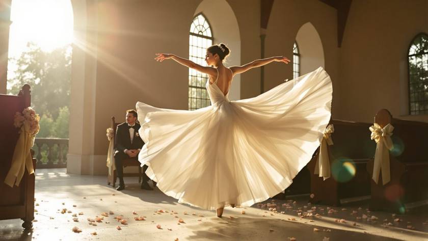 intimate ballet wedding details