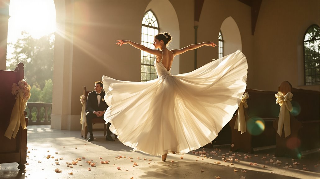 intimate ballet wedding details
