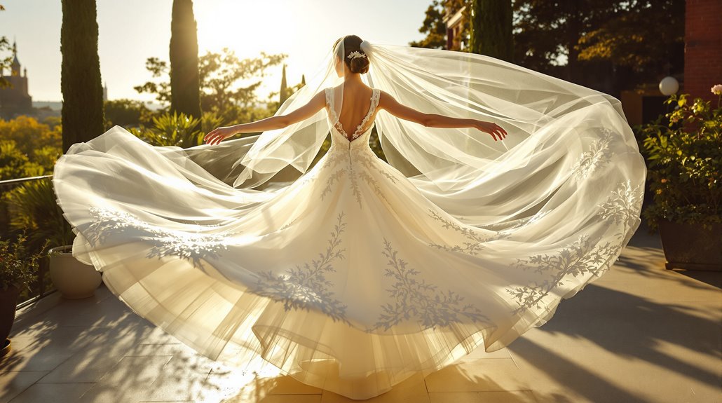 showcase wedding dress beautifully