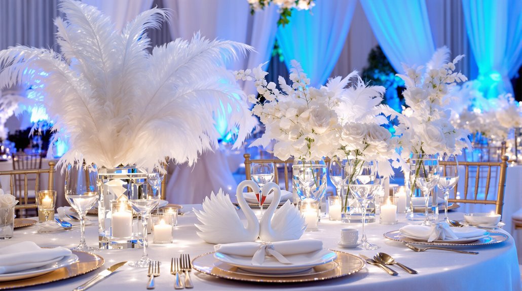 swan lake wedding inspiration